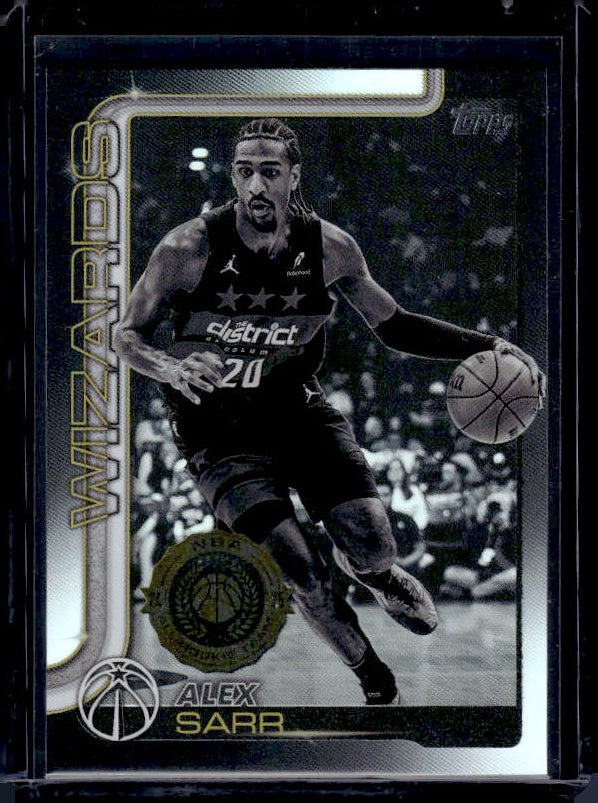 2025-26 Topps #96 Alex Sarr Blackout