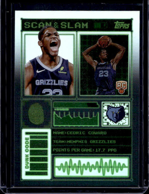 2025-26 Topps #SS-36 Cedric Coward Scan and Slam