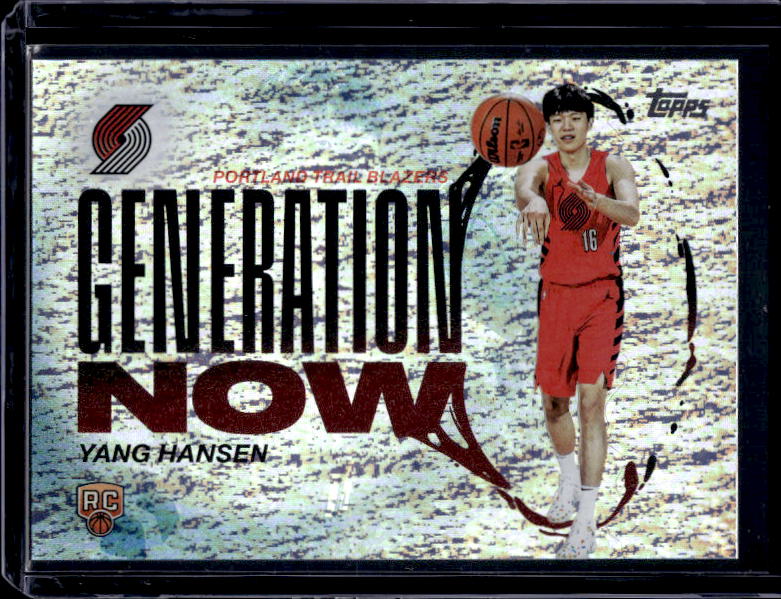 2025-26 Topps #GN-16 Yang Hansen Generation Now Holo Foil