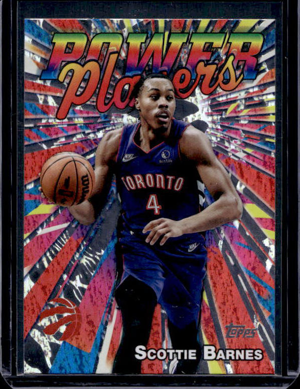 2025-26 Topps #PP-9 Scottie Barnes Power Players Holo Foil