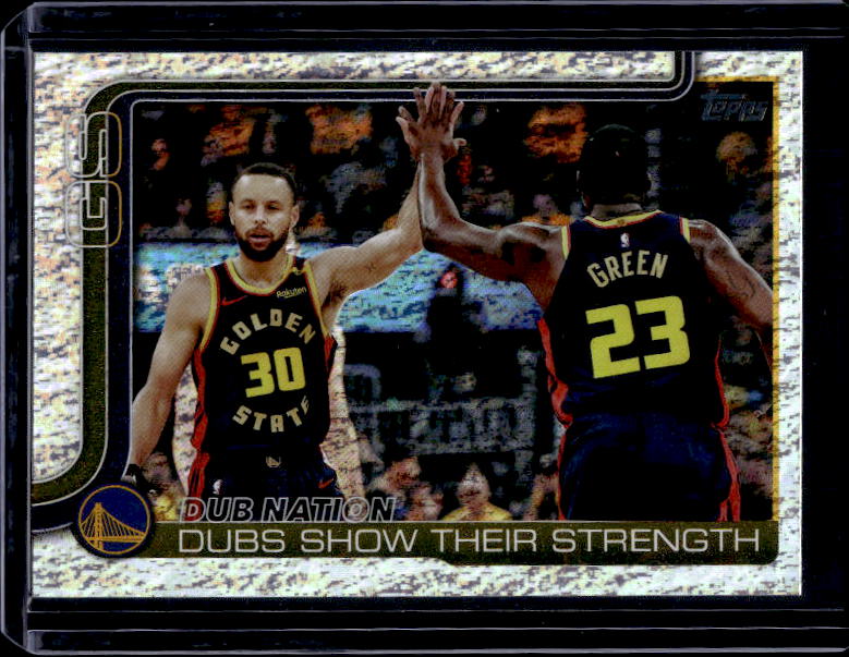 2025-26 Topps #291 Dubs Nation: Dubs Show Their Strength Holo Foil