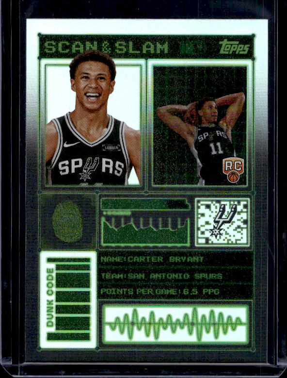 2025-26 Topps #SS-39 Carter Bryant Scan and Slam