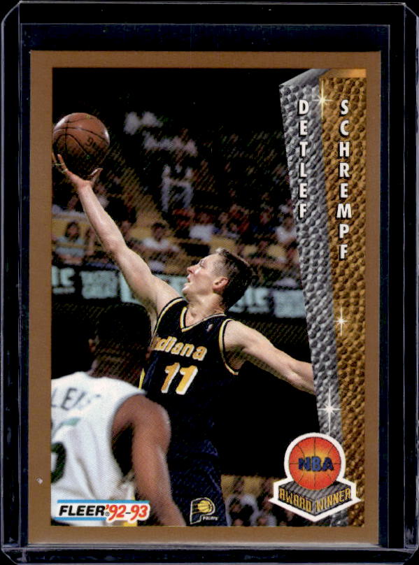 1992-93 Fleer #249 Detlef Schrempf Award Winner