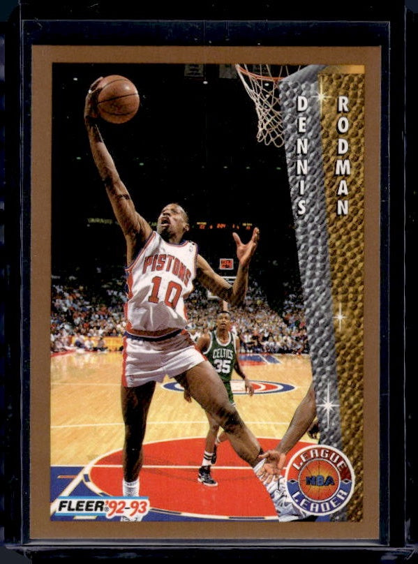 1992-93 Fleer #239 Dennis Rodman League Leader