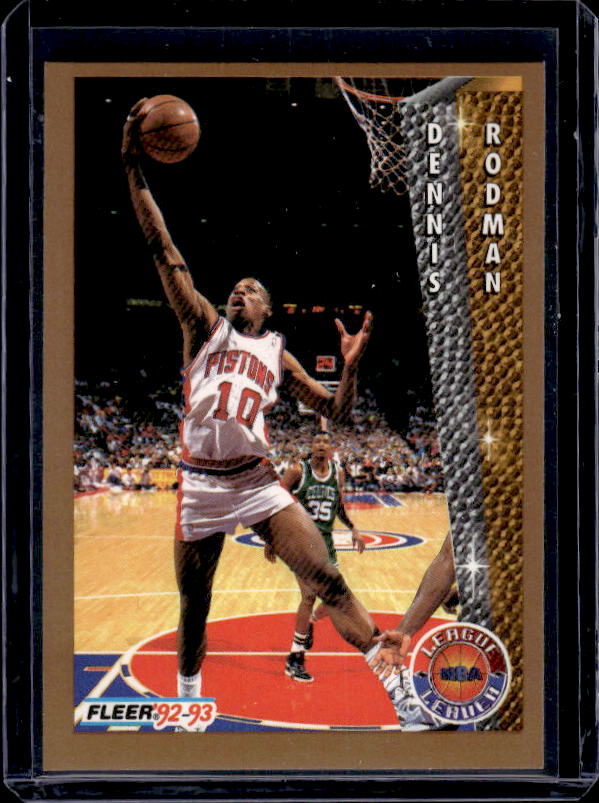 1992-93 Fleer #239 Dennis Rodman League Leader
