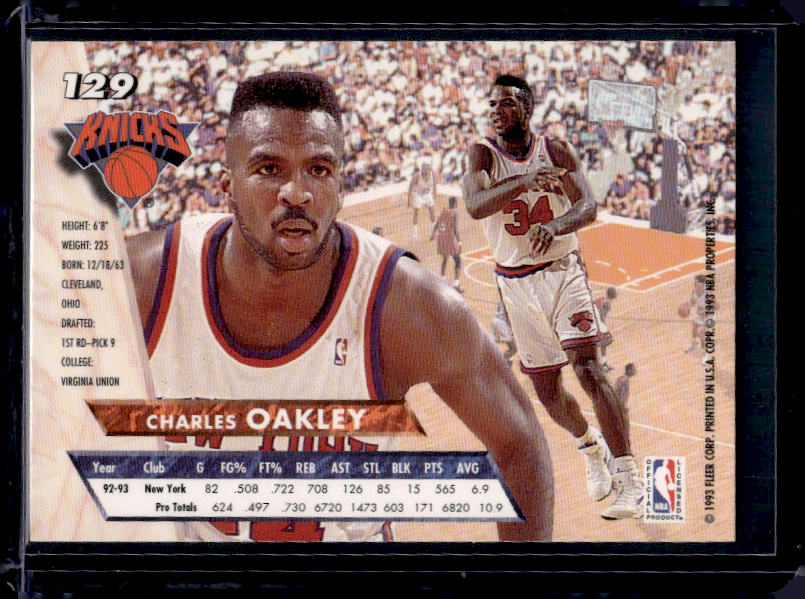 1993-94 Ultra #129 Charles Oakley