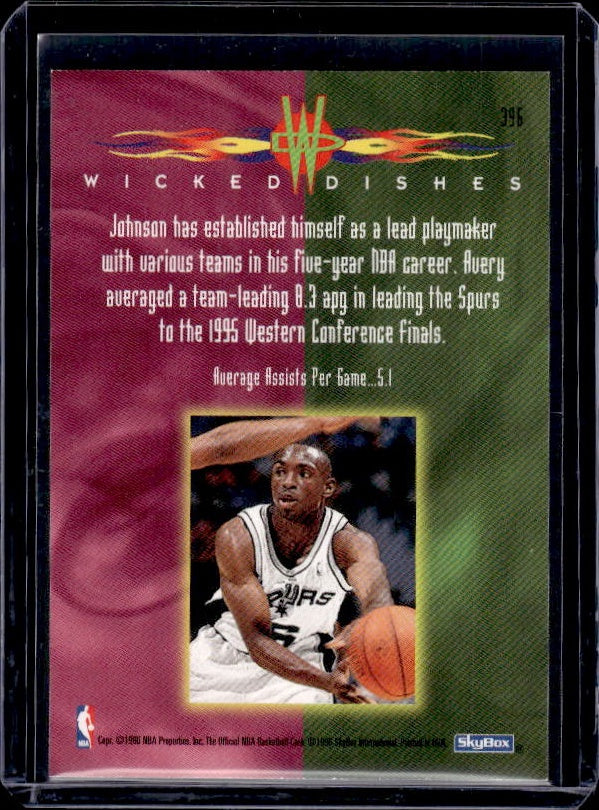 1995-96 Hoops #396 Avery Johnson Wicked Dishes