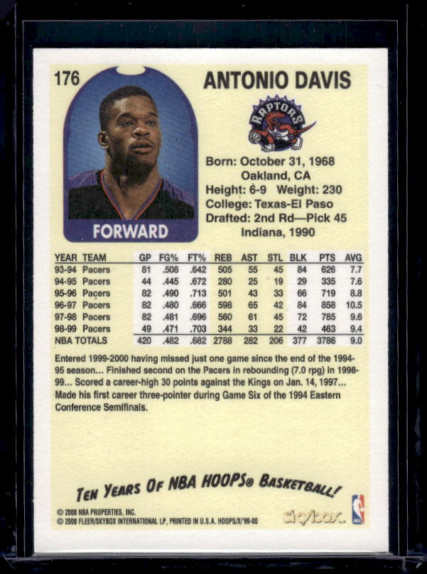 1999-00 Hoops Decade #176 Antonio Davis