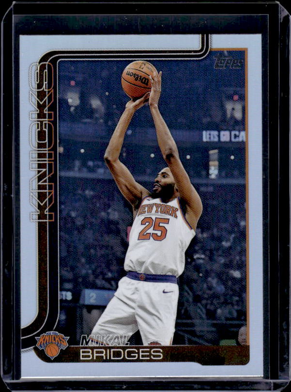 2025-26 Topps #18 Mikal Bridges Holo Foil