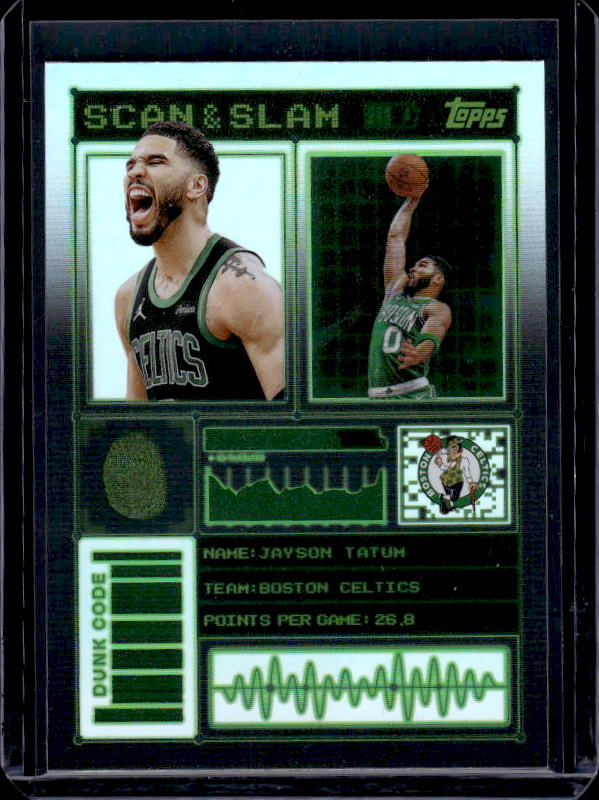 2025-26 Topps #SS-1 Jayson Tatum Scan and Slam