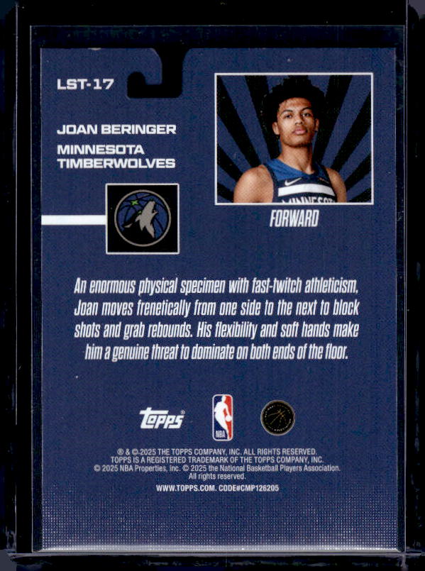 2025-26 Topps #LST-17 Joan Beringer Limited Stock Legends