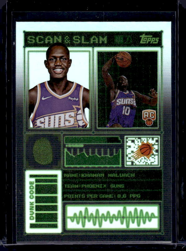 2025-26 Topps #SS-35 Khaman Maluach Scan and Slam