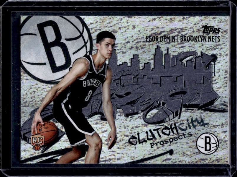 2025-26 Topps #CC-8 Egor Dëmin Clutch City Prospects Holo Foil