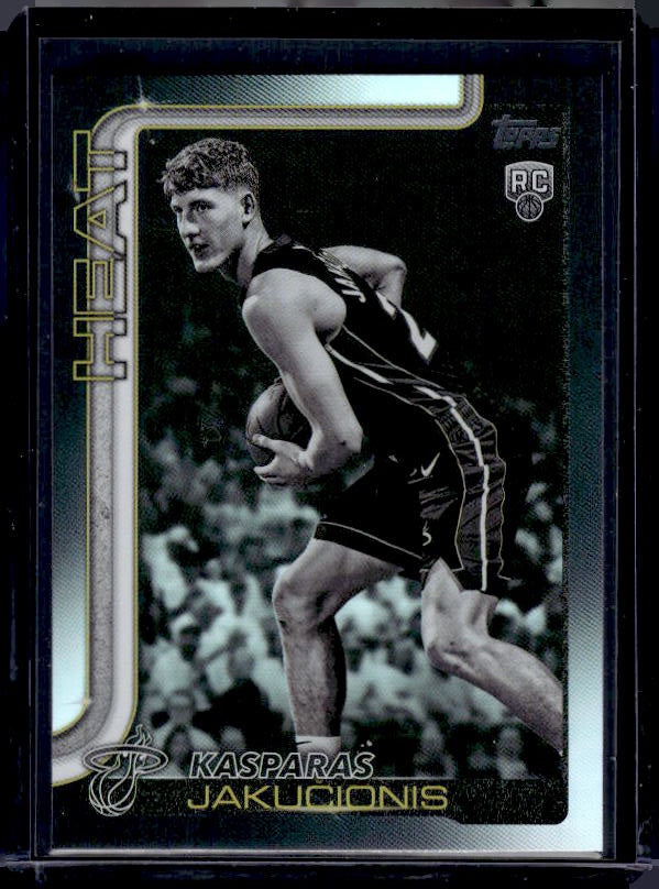 2025-26 Topps #220 Kasparas Jakučionis Blackout