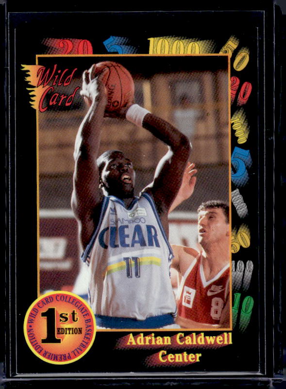 1991-92 Wild Card #82 Adrian Caldwell