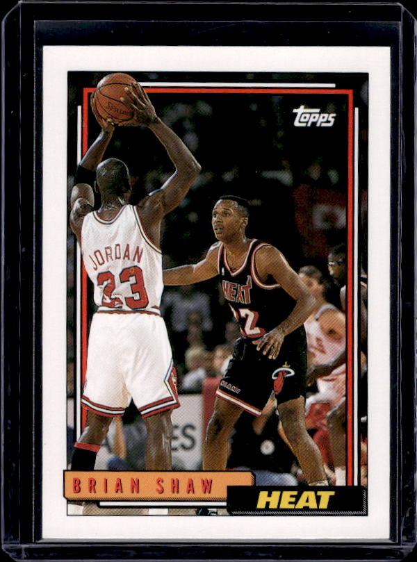 1992-93 Topps #185 Brian Shaw