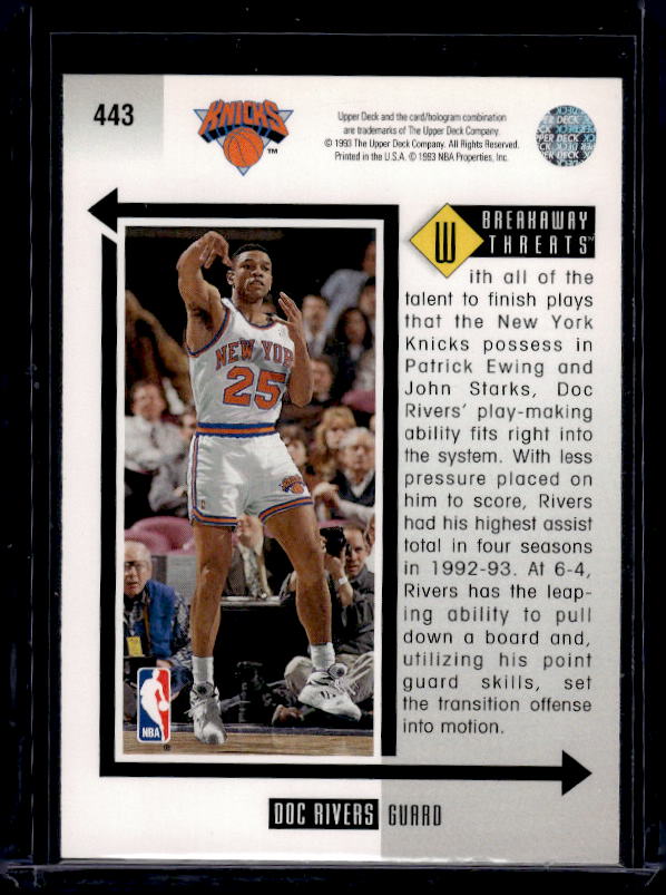 1993-94 Upper Deck #443 Doc Rivers