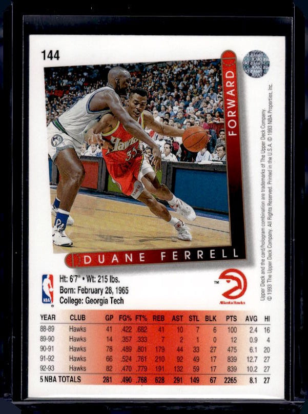 1993-94 Upper Deck #144 Duane Ferrell