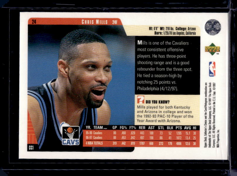 1997-98 Collector's Choice #24 Chris Mills
