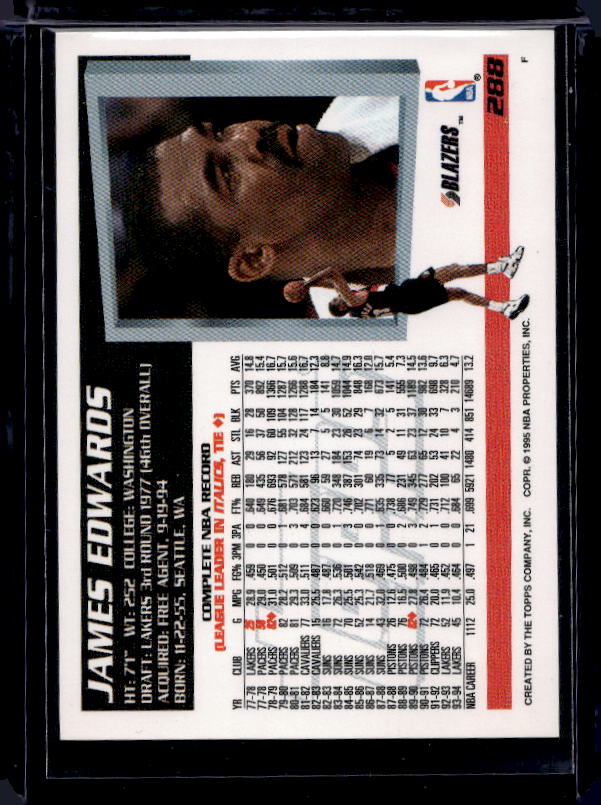 1994-95 Topps #288 James Edwards