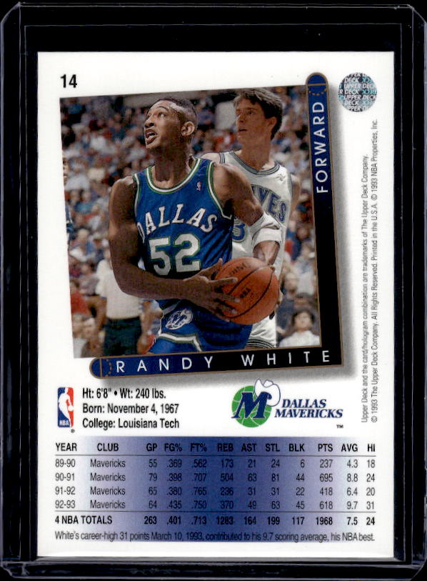 1993-94 Upper Deck #14 Randy White