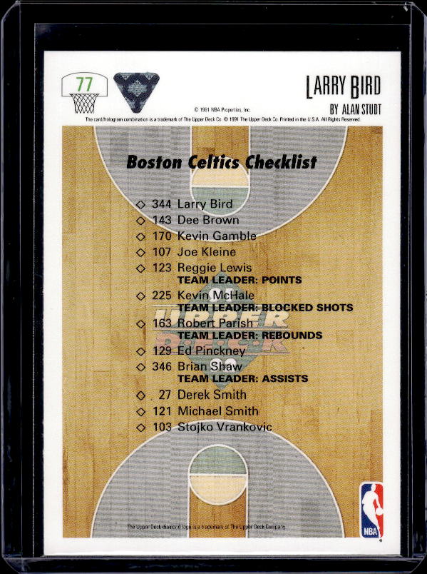 1991-92 Upper Deck #77 Larry Bird