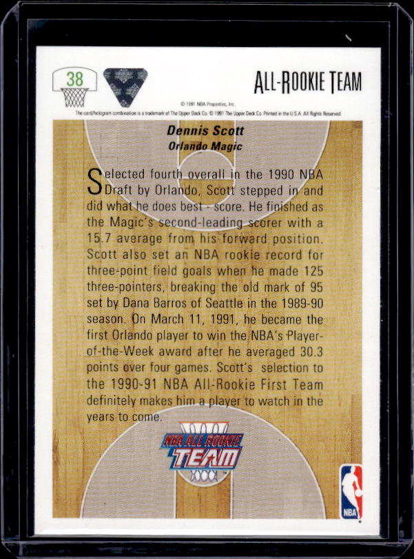 1991-92 Upper Deck #38 Dennis Scott
