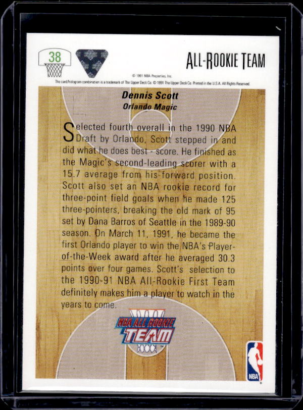 1991-92 Upper Deck #38 Dennis Scott