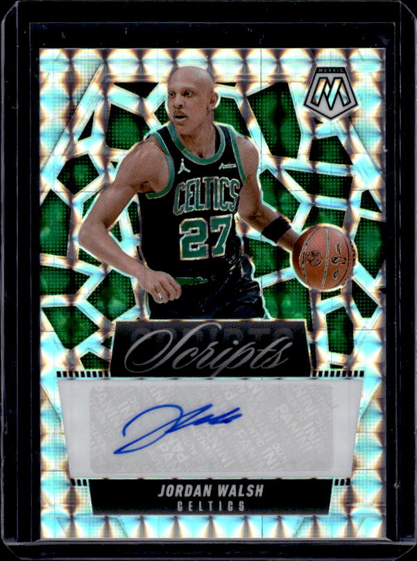 2024-25 Panini Mosaic #MS-WLS Jordan Walsh Scripts