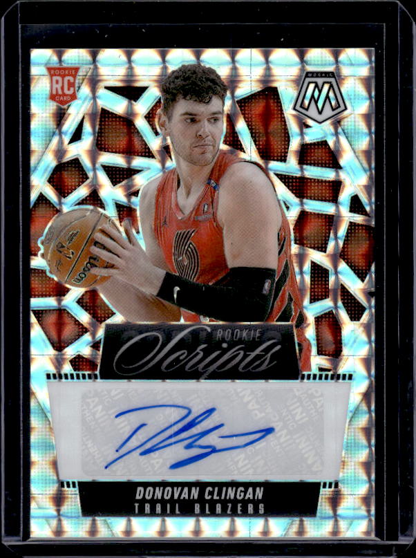 2024-25 Panini Mosaic #RS-CLG Donovan Clingan Rookie Scripts