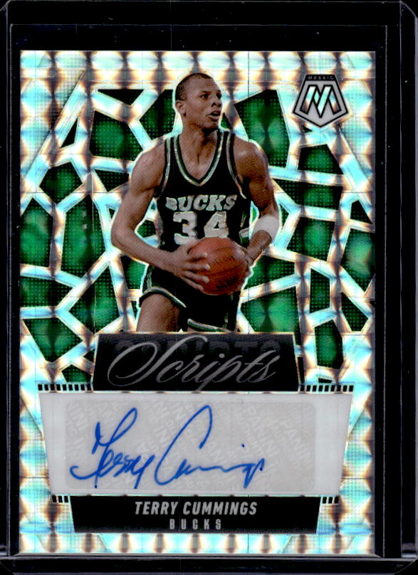 2024-25 Panini Mosaic #MS-TRY Terry Cummings Scripts