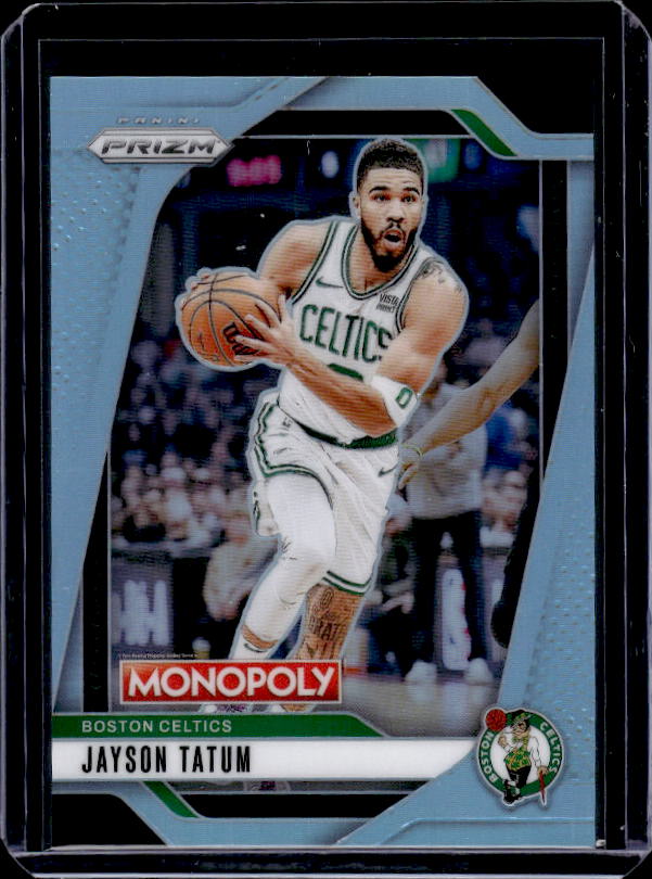 2024-25 Panini Prizm Monopoly #16 Jayson Tatum Light Blue Prizms #/249