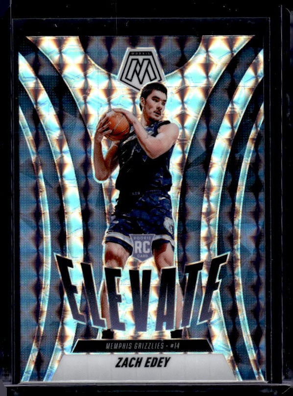 2024-25 Panini Mosaic #12 Zach Edey Elevate Mosaic