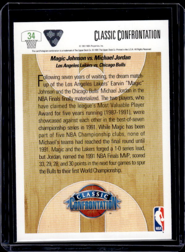 1991-92 Upper Deck #34 Magic vs. Jordan