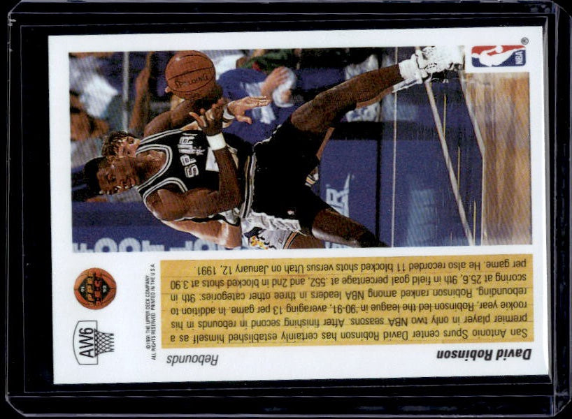 1991-92 Upper Deck #AW6 David Robinson Award Winner Holograms