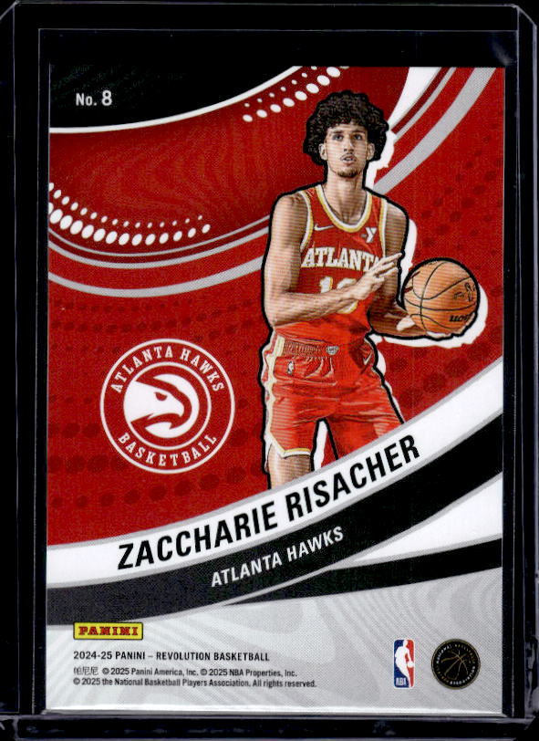 2024-25 Panini Revolution #8 Zaccharie Risacher Vortex