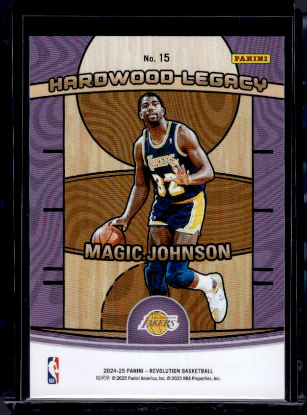 2024-25 Panini Revolution #15 Magic Johnson Hardwood Legacy