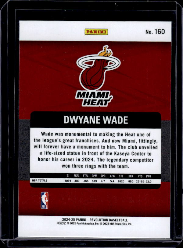2024-25 Panini Revolution #160 Dwyane Wade