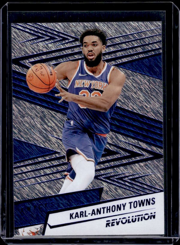 2024-25 Panini Revolution #87 Karl-Anthony Towns Blue Storm