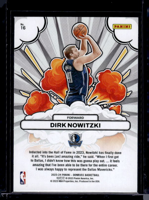 2023-24 Donruss #16 Dirk Nowitzki Bomb Squad