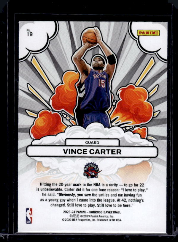 2023-24 Donruss #19 Vince Carter Bomb Squad