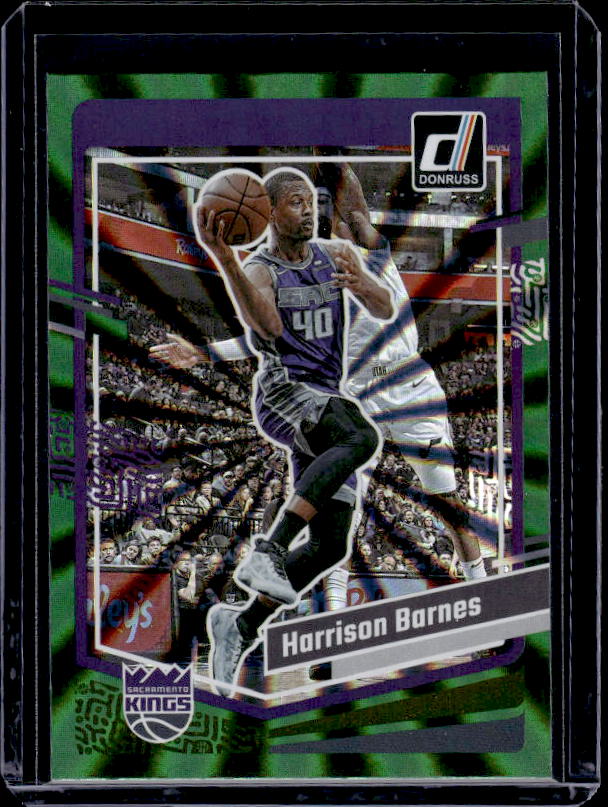 2023-24 Donruss #5 Harrison Barnes Green Laser Holo