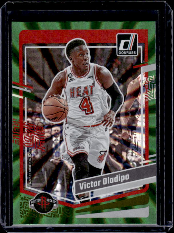 2023-24 Donruss #173 Victor Oladipo Green Laser Holo