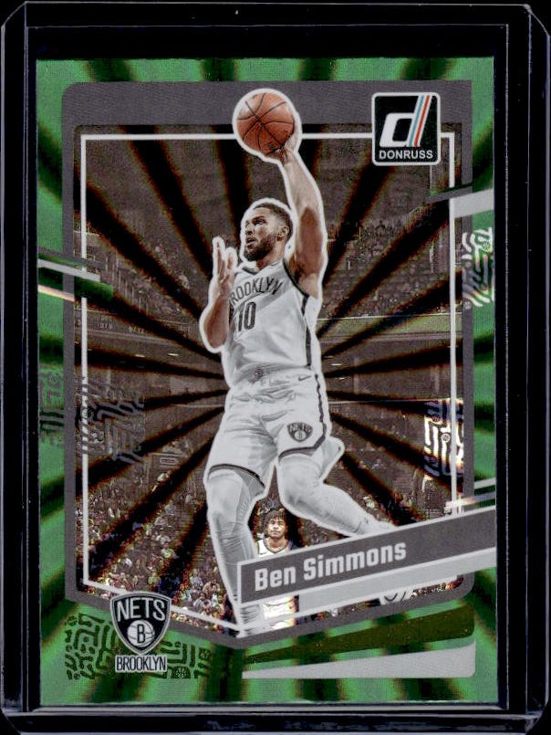 2023-24 Donruss #164 Ben Simmons Green Laser Holo