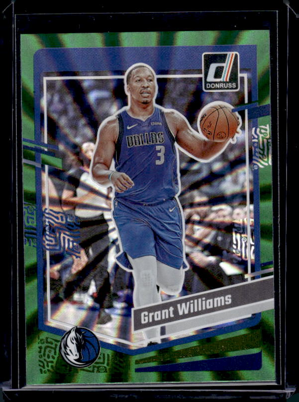 2023-24 Donruss #114 Grant Williams Green Laser Holo