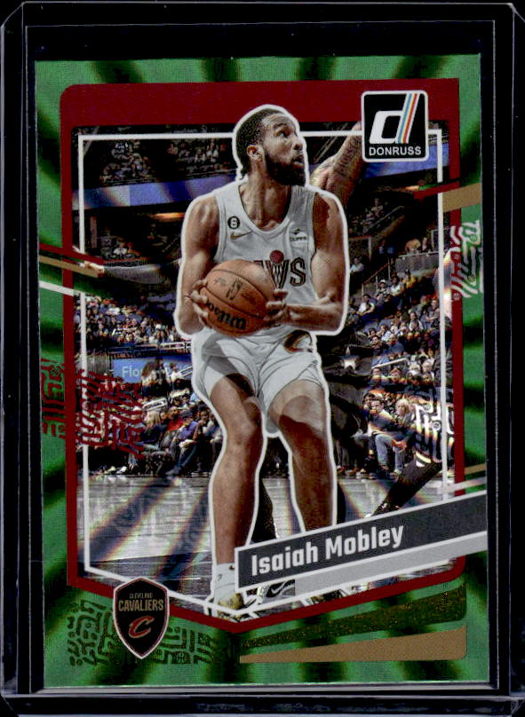 2023-24 Donruss #66 Isaiah Mobley Green Laser Holo