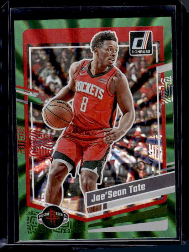 2023-24 Donruss #171 Jae'Sean Tate Green Laser Holo