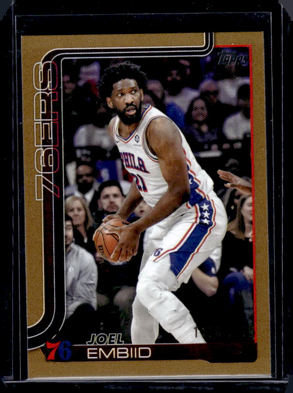 2025-26 Topps #22 Joel Embiid Gold #/2025