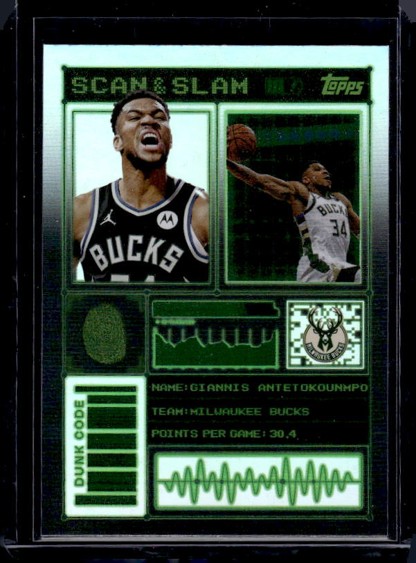 2025-26 Topps #SS-3 Giannis Antetokounmpo Scan and Slam