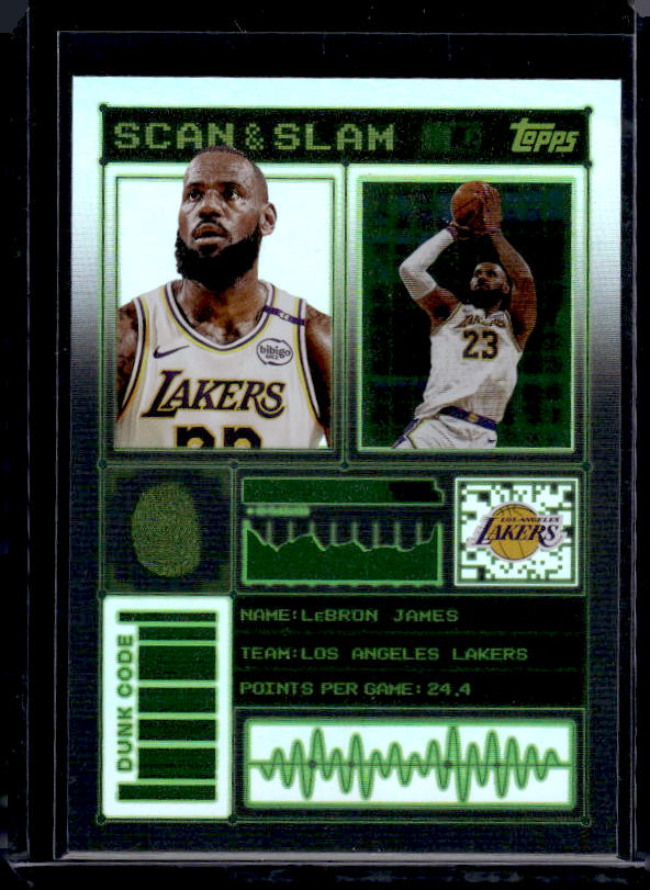 2025-26 Topps #SS-8 LeBron James Scan and Slam